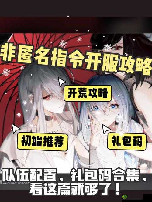 非匿名指令开荒阵容推荐攻略:最强组合征战战场